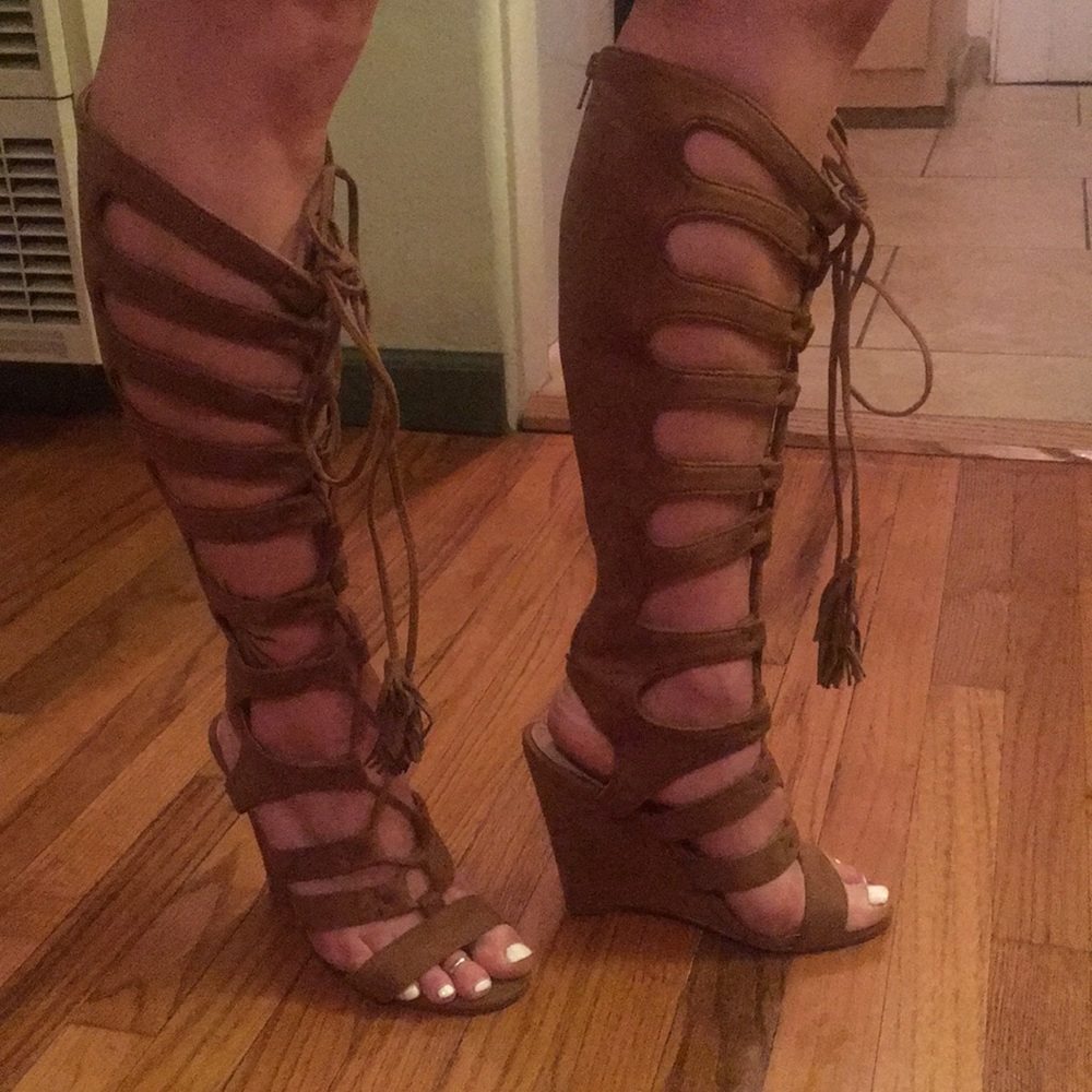 Long heeled sandals from justfab